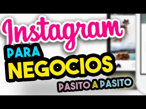 Video: Cómo agregar un perfil comercial en Instagram (con imágenes)