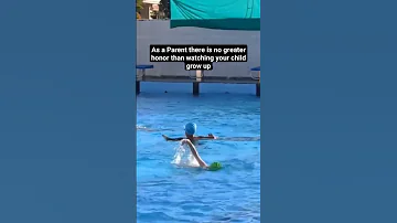 Overcome your Fear😨🏊‍♂️💦#summer #enjoying #swimming #kids #trending #songs #masti #kidsfun#shorts