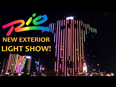 Amazing New Rio Las Vegas Light Show!