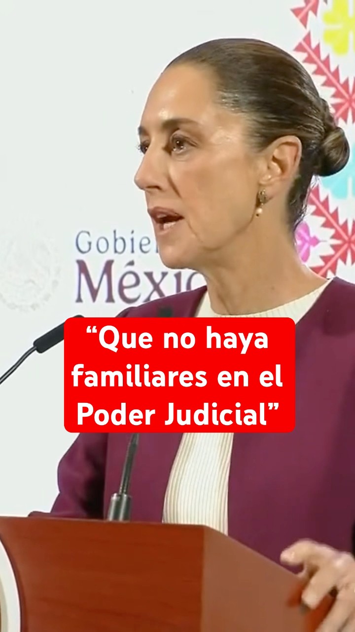Sheinbaum presenta plan para garantizar elección judicial justa #shorts