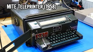 MITE Tactical Teleprinter - military digital communications from 1958