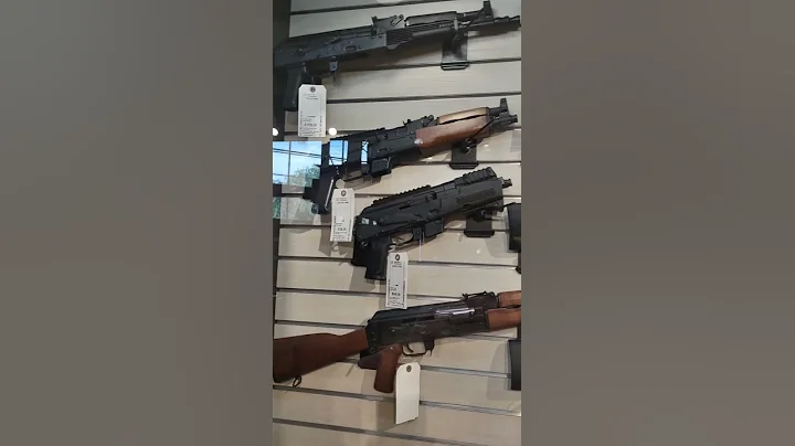 zastava and other AK variant at the gun store.