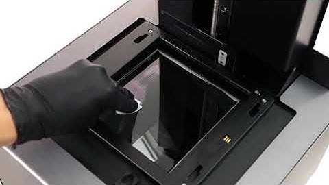 Cleaning Optical Window Form 2 Wet