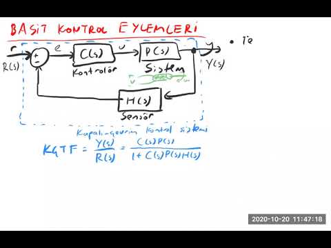 9) Aç-kapa kontrol + P kontrol (ELE 301 Kontrol Sistemleri)