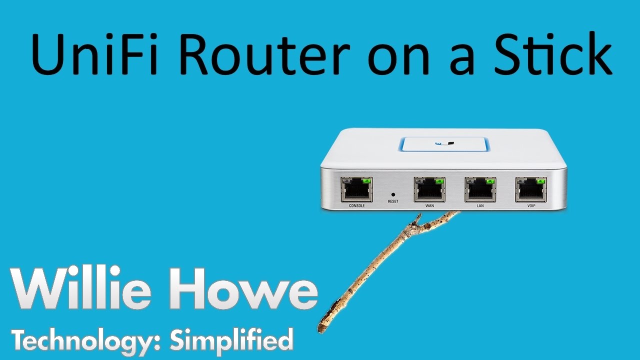 Ladder Short life fiber UniFi Router On A Stick! - YouTube