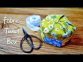 Hexagon Fabric Twist Box / Gift Box Idea / 布做礼盒 / 可当收纳袋使用 #HandyMum