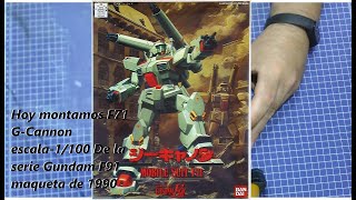 Hoy montamos F71 G-Cannon-1\/100  de la Serie Gundam F91 Part 2