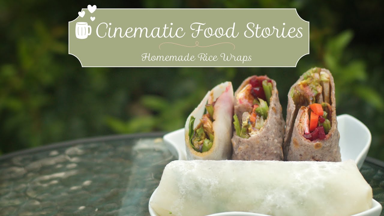 Garden to Plate Recipe with Delicious Homemade Rice Wraps // Cinematic