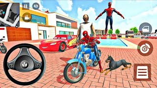 🚦🚨Deadpool 👹🐍Monster Car Are Everywhere of 🧑‍🚒Franklin House | Indian Thift Auto Simulation Game screenshot 4