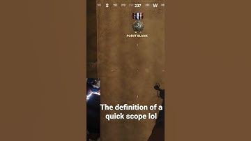 The definition of a quick scope