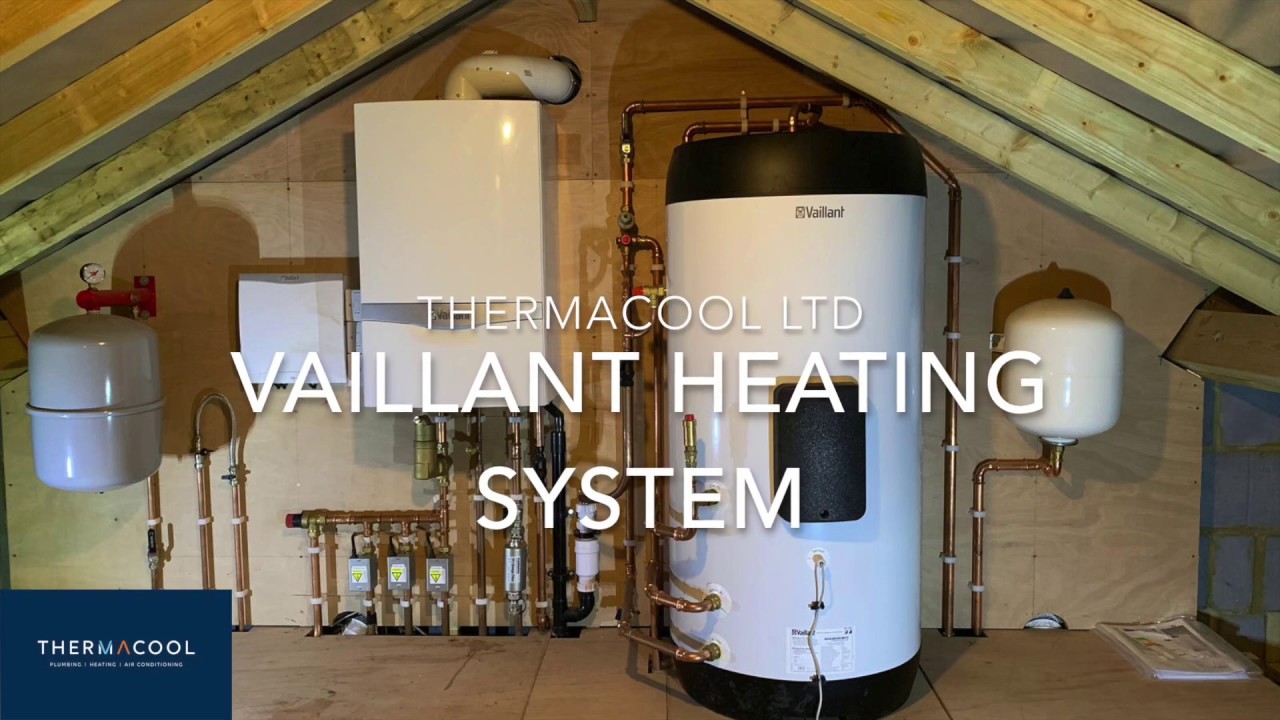 Vaillant 618 Ecotec plus boiler installation - YouTube