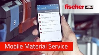 Fischer Mobile Material Service Nachbestellung Von Fischer Befestigungssystemen