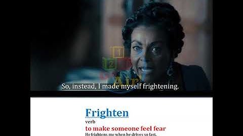 Frighten - Meaning, Pronunciation, Usage | Learn English with TV Shows & Movies