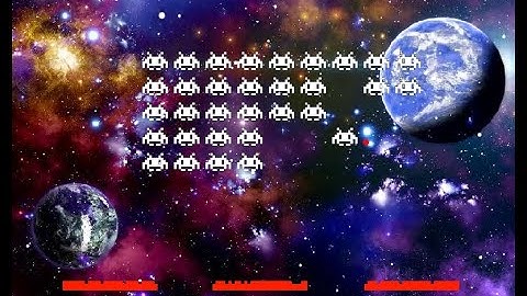 Space Invaders made with Java