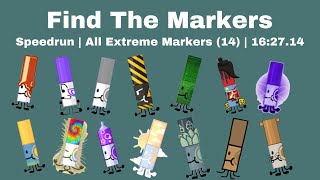 All Extreme Markers (14) Mobile Speedrun | 16:27.14 | Find The Markers