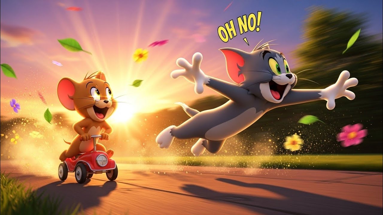 Tom & Jerry: Sunset Chase Showdown! Fun, Speed & Big Comedy