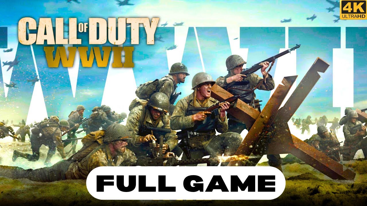CALL OF DUTY WORLD WAR 2 FULL GAME - NO COMMENTARY【4K 60FPS】 - YouTube
