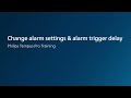 Tempus Pro Change Alarm Settings & Alarm Trigger Delay