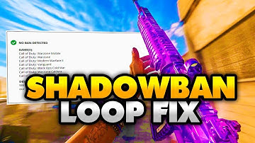 Fix Shadowban Loop in COD (100% WORKING)