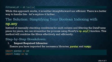 Mastering Boolean Indexing in Pandas: A Guide to Combining Columns