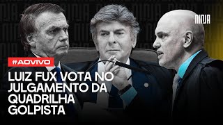 🔥AGORA: Luiz Fux vota no julgamento de Bolsonaro e quadrilha🔥Placar está 2x0 pela condenação total🔥