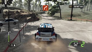 WRC 5 (PS3) gameplay - Single Stage, Bot