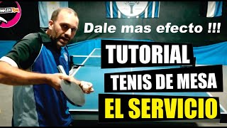 COMO SACAR EN TENIS DE MESA | PARA PRINCIPIANTES | #tabletennis #tutorial #pingpong