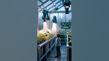 The Smart Greenhouse 🌿🤖 #SmartGreenhouse #aiinagriculture  #futurefarming  #ecotechnology