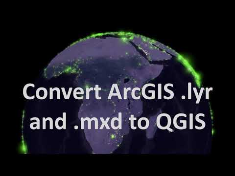 Convert ArcGIS file types (.lyr .mxd) to QGIS with SLYR | burdGIS