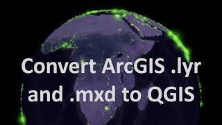 Convert ArcGIS file types (.lyr .mxd) to QGIS with SLYR | burdGIS