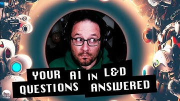 JD answers EVERY QUESTION from his #AI in L&D UNwebinar! | LearnGeek