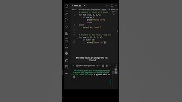 Python Loop Else Explained in a Min | Control Flow Tools | Python for beginners #coding
