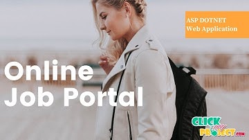 DOTNET Web Application Project Online Job Portal ClickMyProject