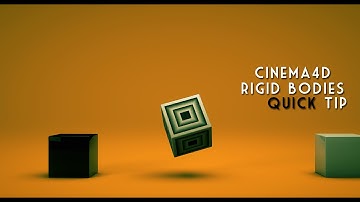#C4D,#CINEMA4D TUTORIAL, #TUTORIAL,Cinema4D Quick tutorial Tip  - Rigid Bodies