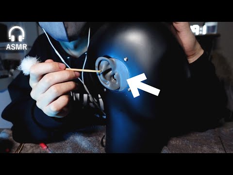 【ASMR】鼓膜なし黒ダミヘのいろんなコツコツ耳かき👂🏻