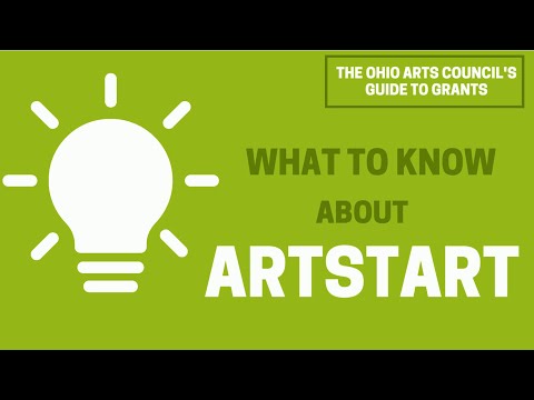 Ohio Arts Council Guide to Grants: ArtSTART