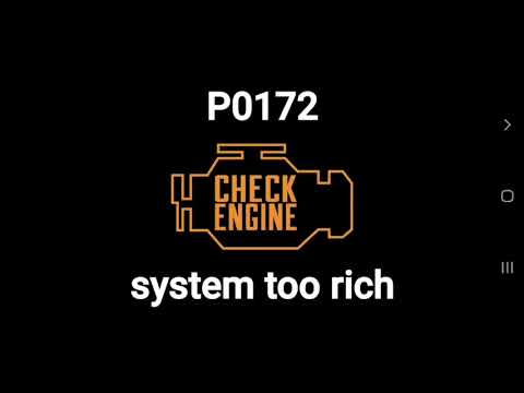 إرتفاع كمية البنزين ونقص كمية الهواء  في المحرك p0172 system too rich