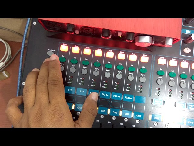 Belajar Mixer Digital - Out put mixer, ada apa saja (Master LR, Aux, Matrix)  Allen n Heath QU 32 class=