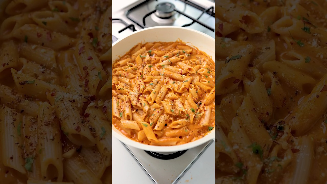 Best Ultimate Pasta Recipe #Shorts #PastaRecipe Red Sauce Pasta Recipe