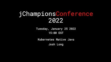 Josh Long - Kubernetes Native Java