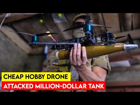 Ukraine's Cheap DIY Drones Taken Out Million-Dollar Worth Tank, BUT how?