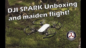 DJI SPARK UNBOXING AND MAIDEN FLIGHT! COOLEST DRONE AROUND!