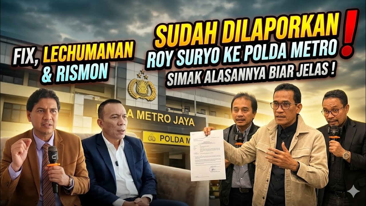 Lechumenan ROY SURYO LAPORKAN RISMON & LECHUMANAN SIMAK FULL PENJELASAN LENGKAPNYA ...
