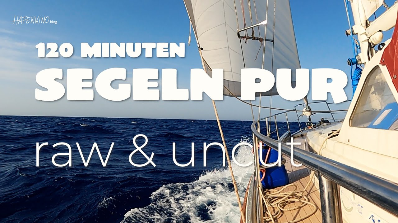 ⁣120 Minuten segeln PUR! Upwind ⛵️ Amel Santorin 46 📍Griechenland
