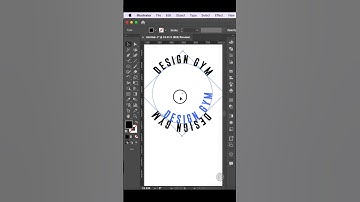 Wrap Text Around A Circle with Illustrator #shorts #viral #illustrator