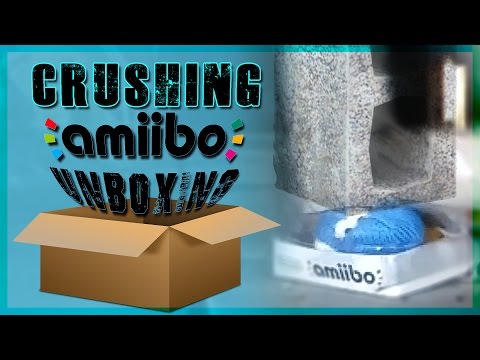 CRUSHING Amiibo Unboxing! | Blue Yarn Yoshi