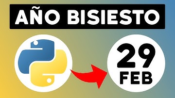 Cómo Saber si un Año es Bisiesto en Python (Fácilmente) // Algoritmo