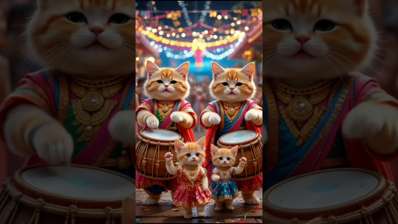 😂 Punjabi Dhol Cat🥰🐱