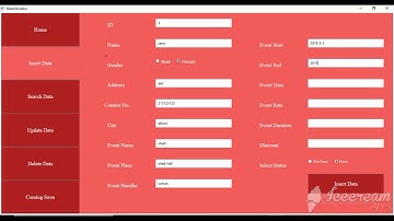 Event Management System C# Project