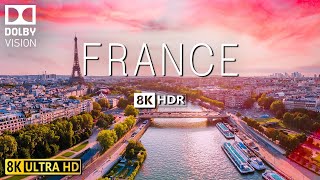 FRANCE VIDEO 8K HDR 60fps DOLBY VISION WITH SOFT PIANO MUSIC by 8K Nature Film 4,149 views 1 month ago 3 hours, 48 minutes
